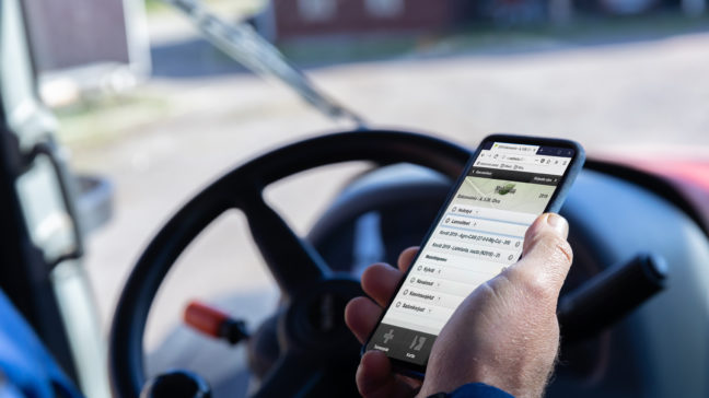 MobiWisulla teet viljelysuunnitelman muistinpanot kätevästi kännykällä tai tabletilla.