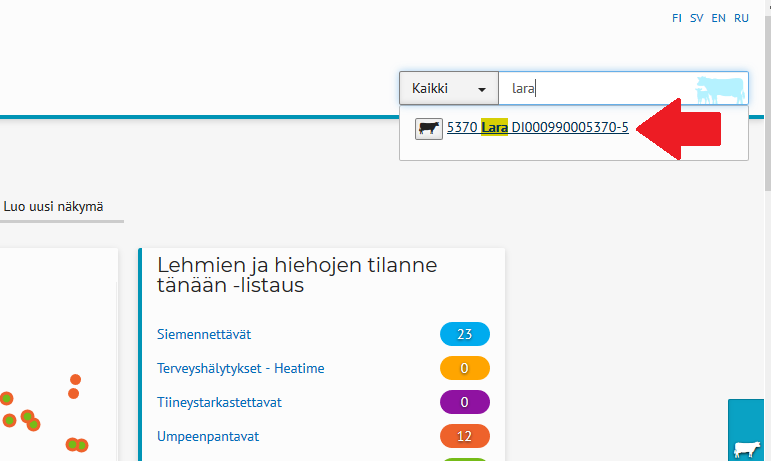 Hoidon muokkaus Naseva-yhteydellä